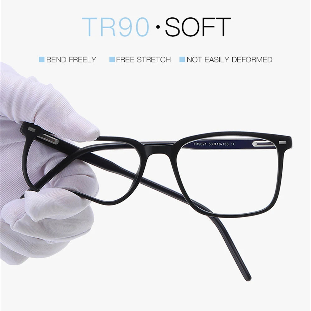 Blue Light Blocking Gaming Glasses – Matte Black TR90