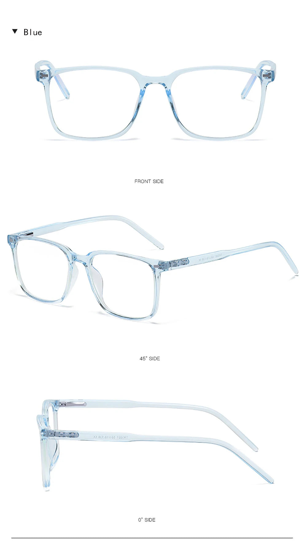 Blue Light Blocking Gaming Glasses – Matte Black TR90