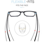 Blue Light Blocking Gaming Glasses – Matte Black TR90