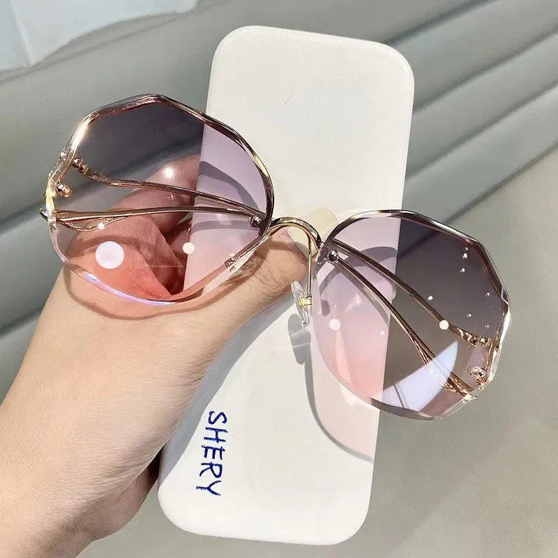 Irregular Round Fashion Sunglasses