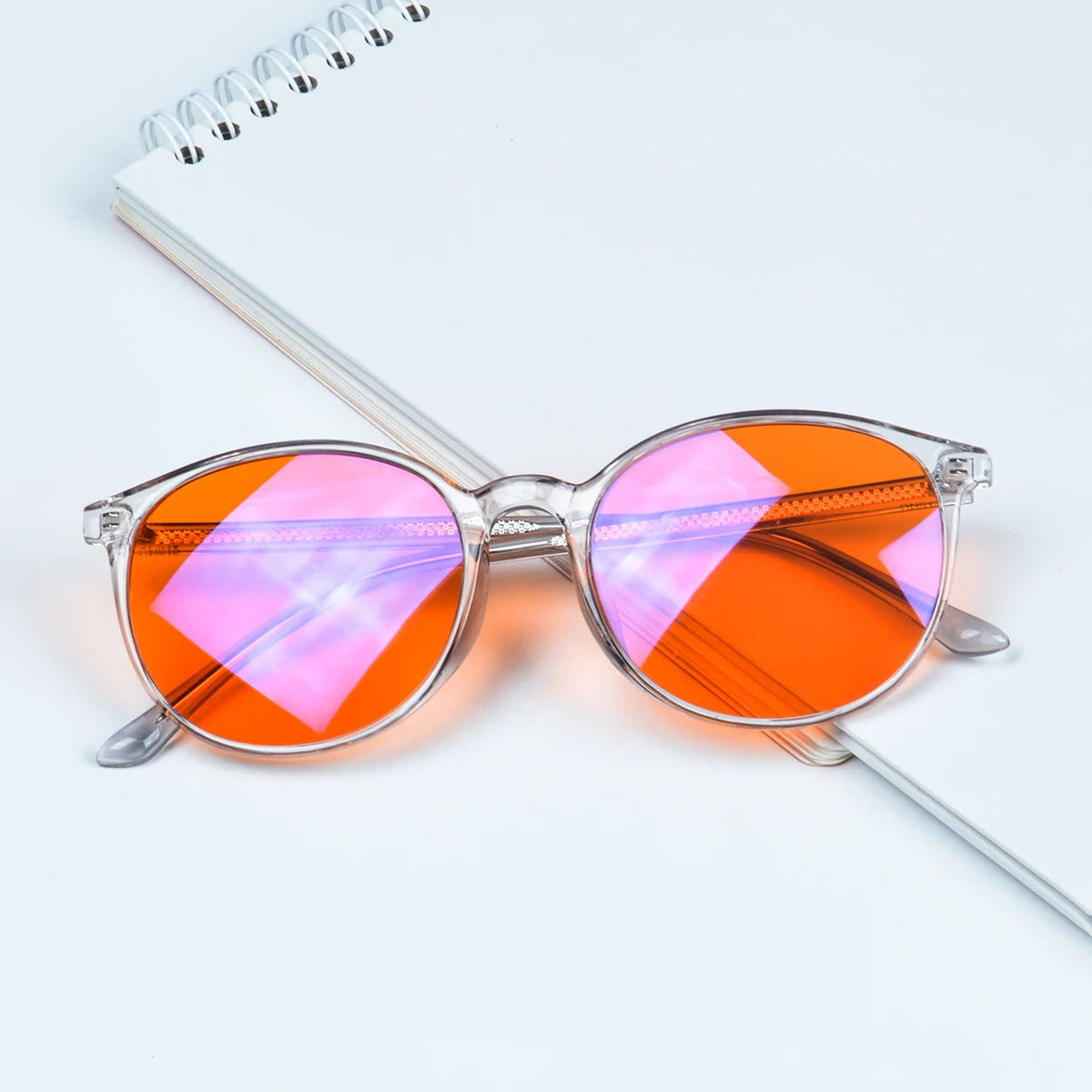 Red Blue Light Blocking Glasses – TR90 Orange Lenses
