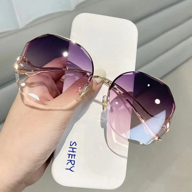 Irregular Round Fashion Sunglasses
