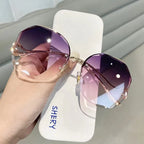 Irregular Round Fashion Sunglasses