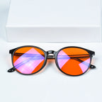 Red Blue Light Blocking Glasses – TR90 Orange Lenses