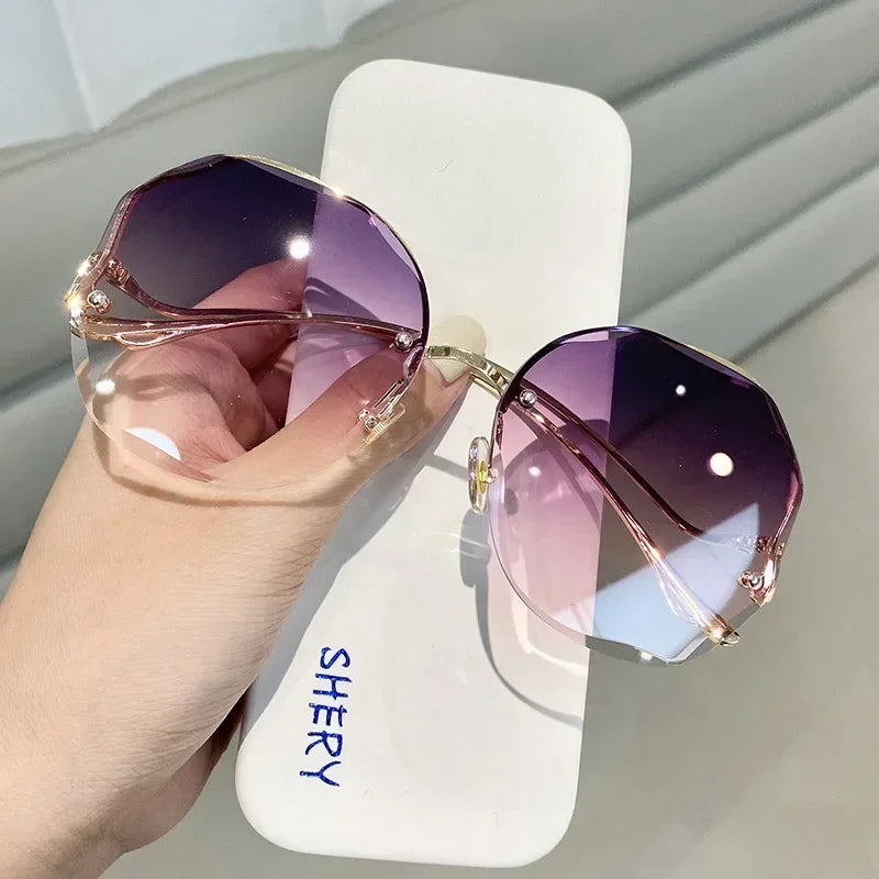 Irregular Round Fashion Sunglasses