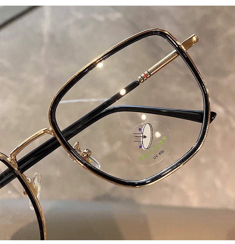 Transparent Blue Light Blocking Glasses – Polygon Frame
