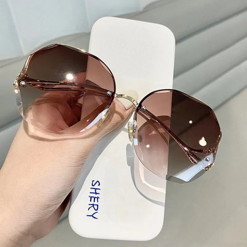 Irregular Round Fashion Sunglasses