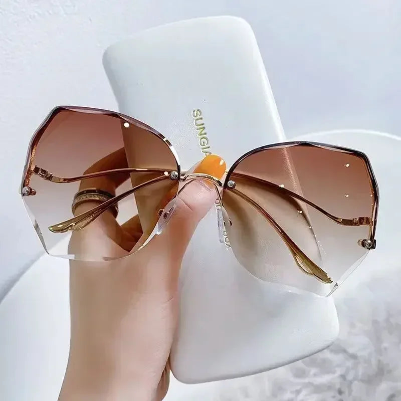Irregular Round Fashion Sunglasses