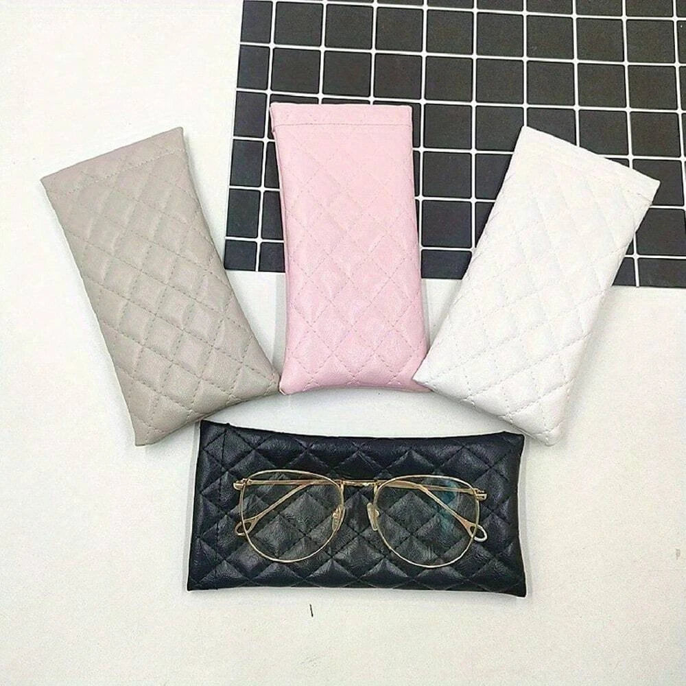 Portable PU Leather Sunglasses Pouch