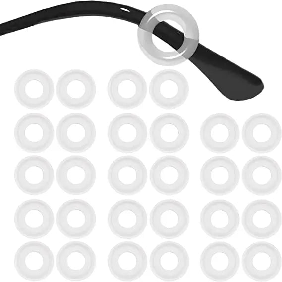 20pcs Anti-Slip Silicone Ear Grip Glasses Holder