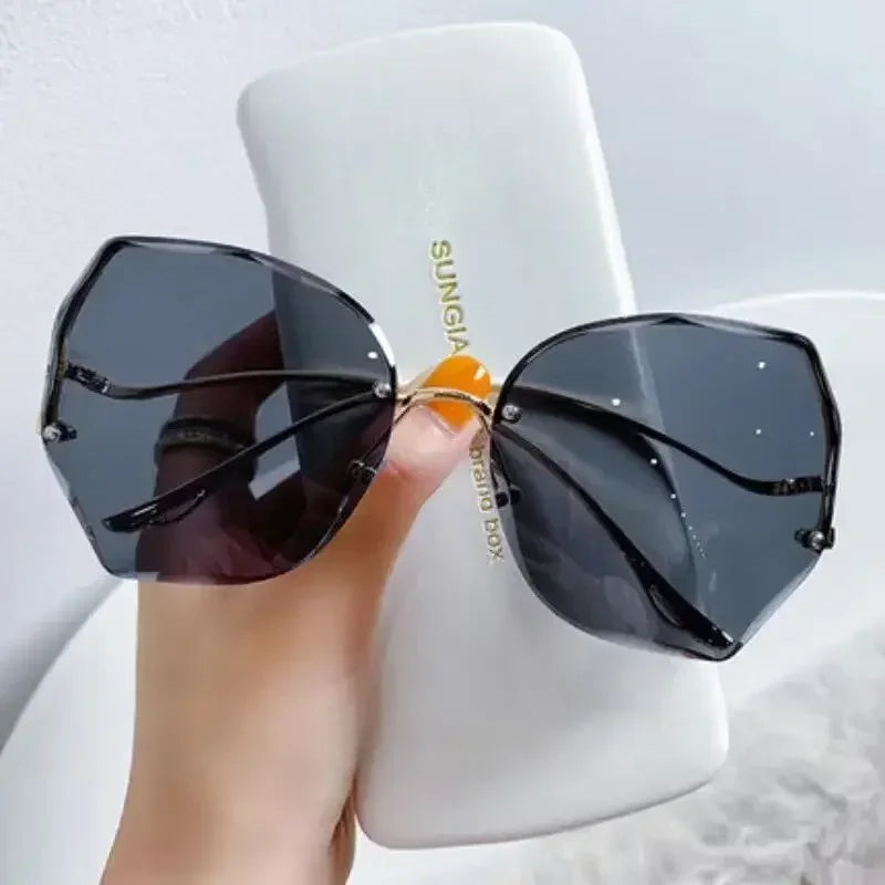 Irregular Round Fashion Sunglasses