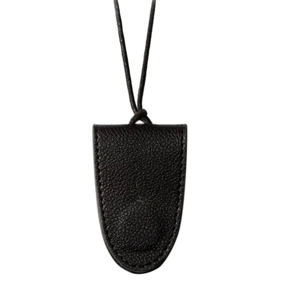 PU Leather Glasses Lanyard with Storage Pouch