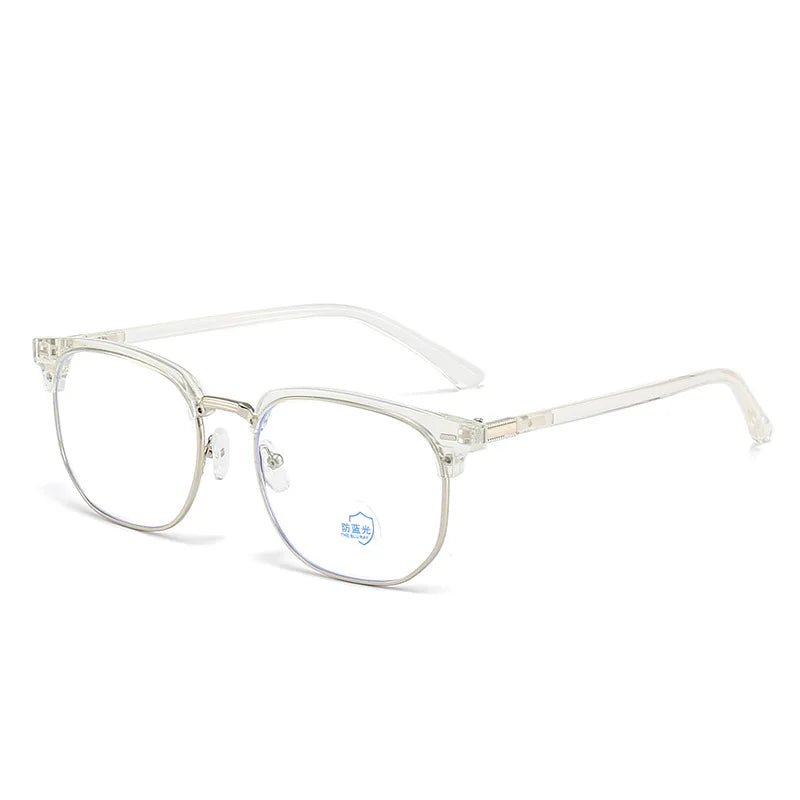 Photochromic Blue Light Semi-Rimless Glasses