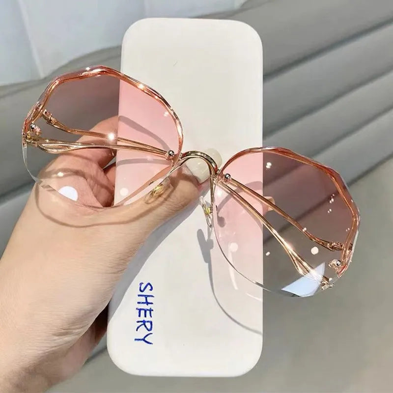 Irregular Round Fashion Sunglasses
