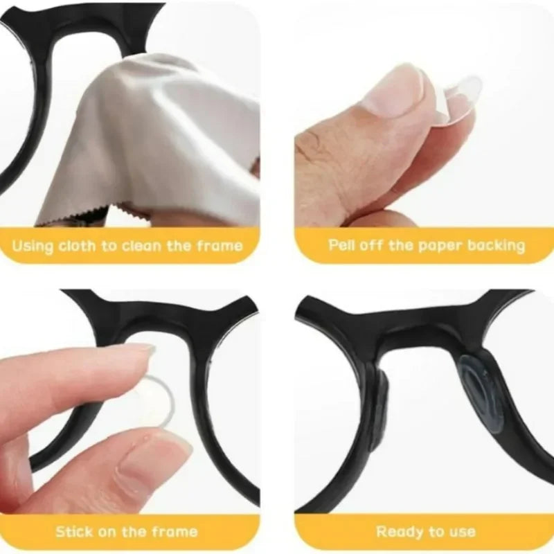 Adhesive Silicone Nose Pads for Glasses