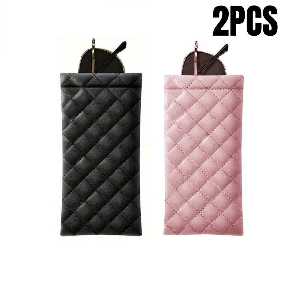 Portable PU Leather Sunglasses Pouch