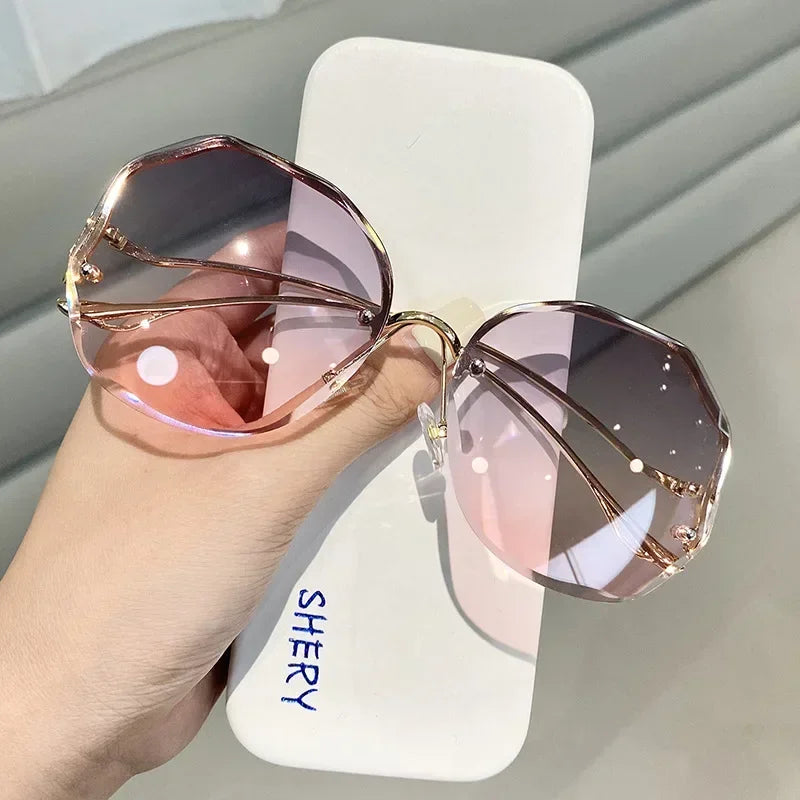 Irregular Round Fashion Sunglasses