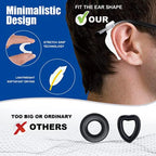 20pcs Anti-Slip Silicone Ear Grip Glasses Holder