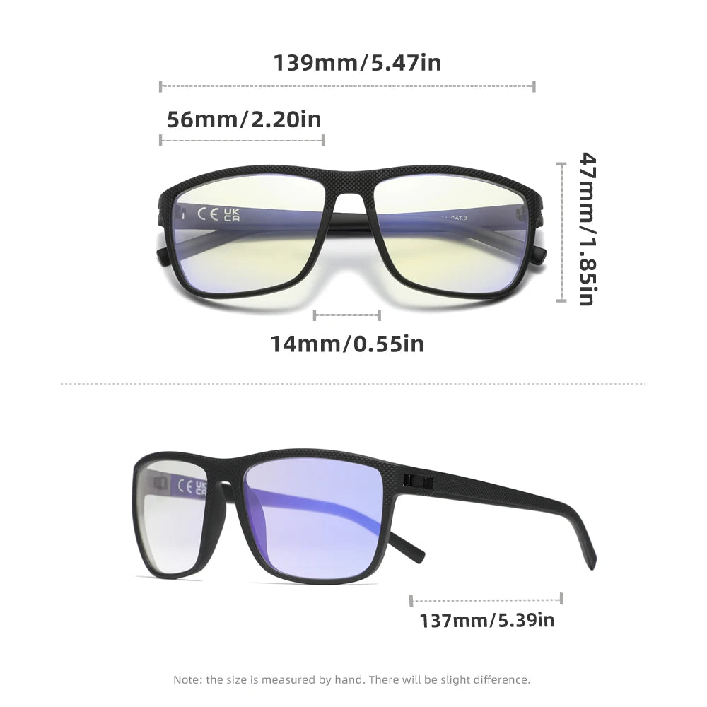 KINGSEVEN Anti-Blue Light Glasses – Transparent Lens Eyewear