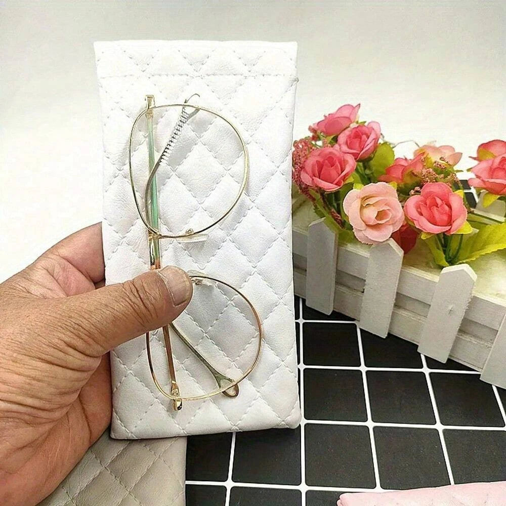 Portable PU Leather Sunglasses Pouch
