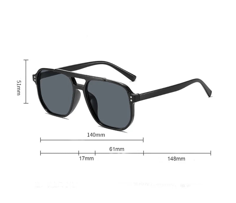 LOVINGFANG Sunglasses – Classic Square Style