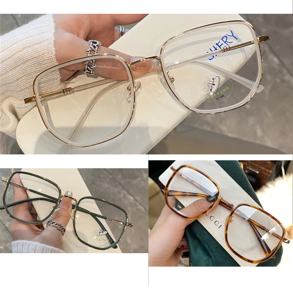 Transparent Blue Light Blocking Glasses – Polygon Frame