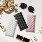 Portable PU Leather Sunglasses Pouch