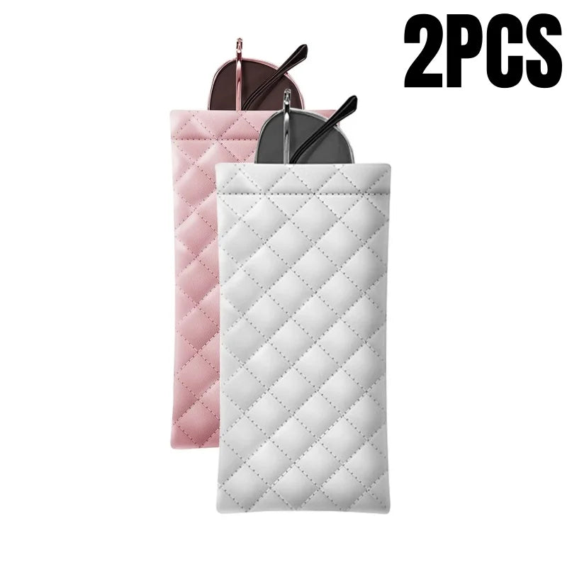 Portable PU Leather Sunglasses Pouch