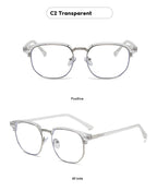 Photochromic Blue Light Semi-Rimless Glasses
