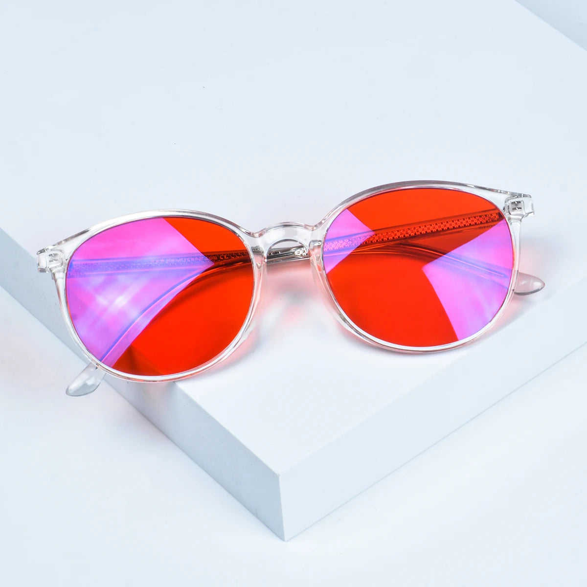 Red Blue Light Blocking Glasses – TR90 Orange Lenses