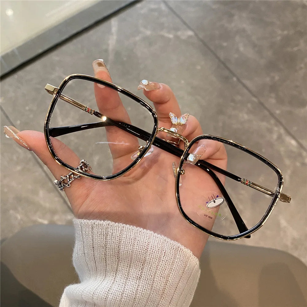 Transparent Blue Light Blocking Glasses – Polygon Frame