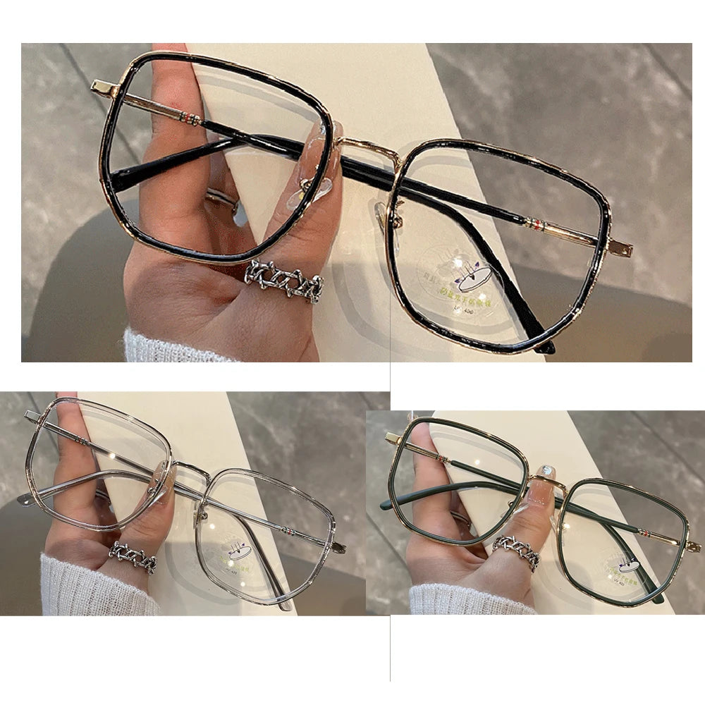 Transparent Blue Light Blocking Glasses – Polygon Frame