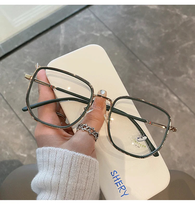 Transparent Blue Light Blocking Glasses – Polygon Frame