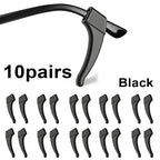 20pcs Anti-Slip Silicone Ear Grip Glasses Holder