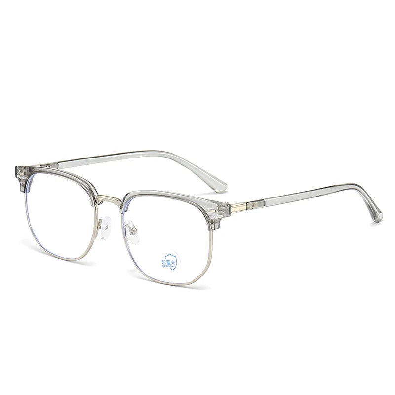 Photochromic Blue Light Semi-Rimless Glasses