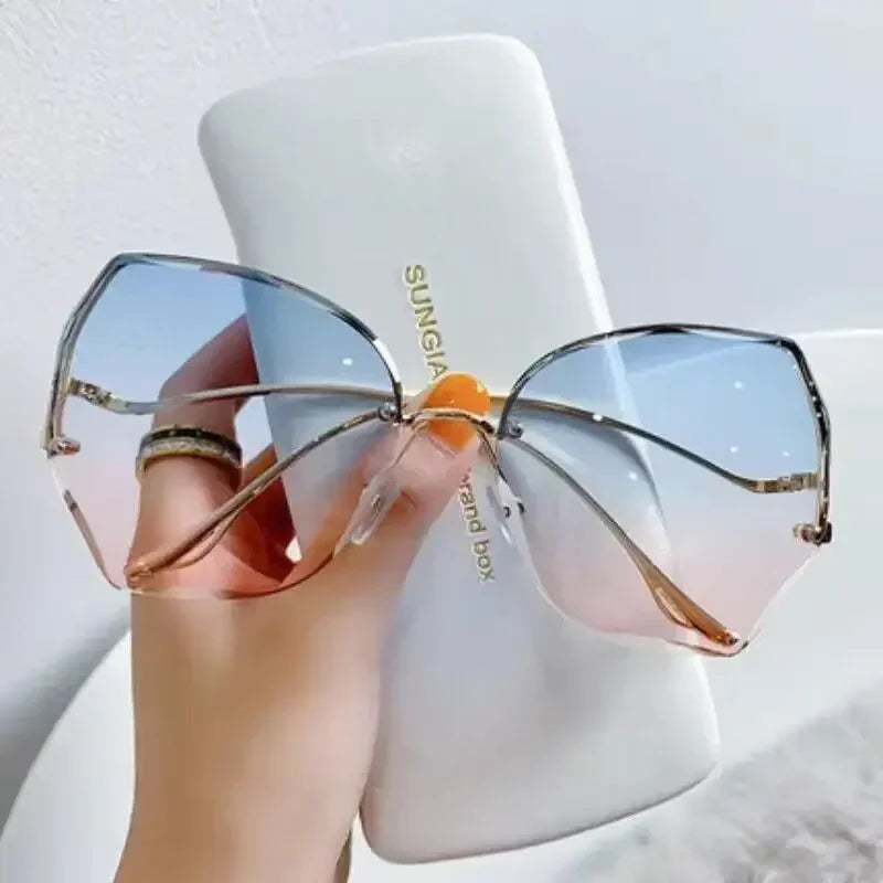 Irregular Round Fashion Sunglasses