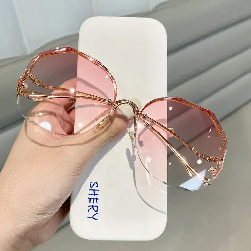 Irregular Round Fashion Sunglasses