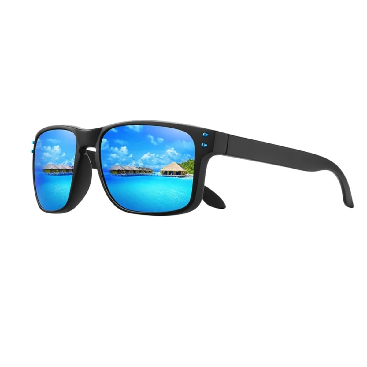 Polarized Rectangle Sunglasses – UV400 Day & Night