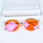 Red Blue Light Blocking Glasses – TR90 Orange Lenses