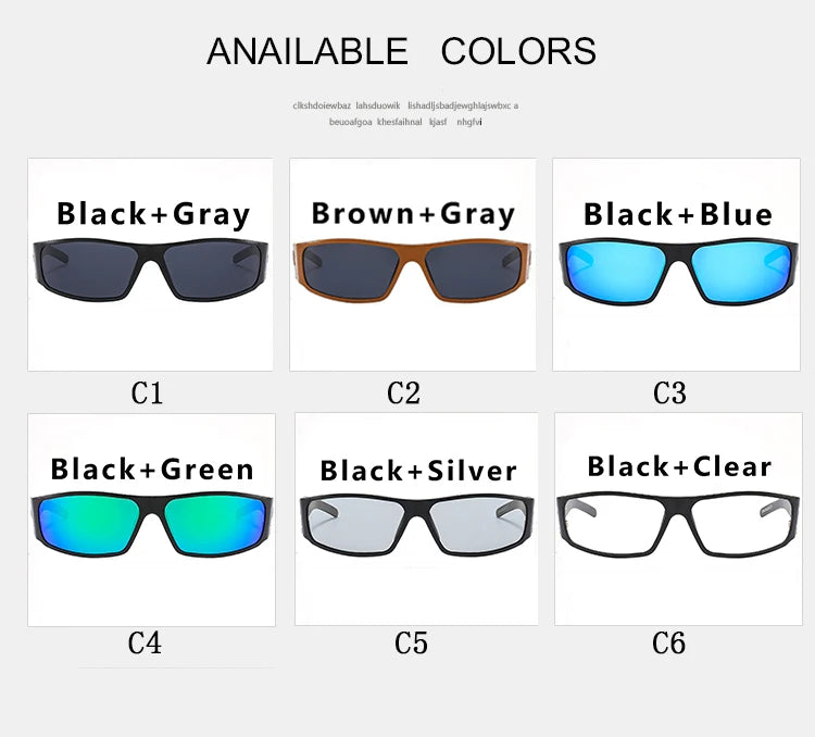 MAGNUM Polarized Square Sunglasses