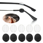 20pcs Anti-Slip Silicone Ear Grip Glasses Holder