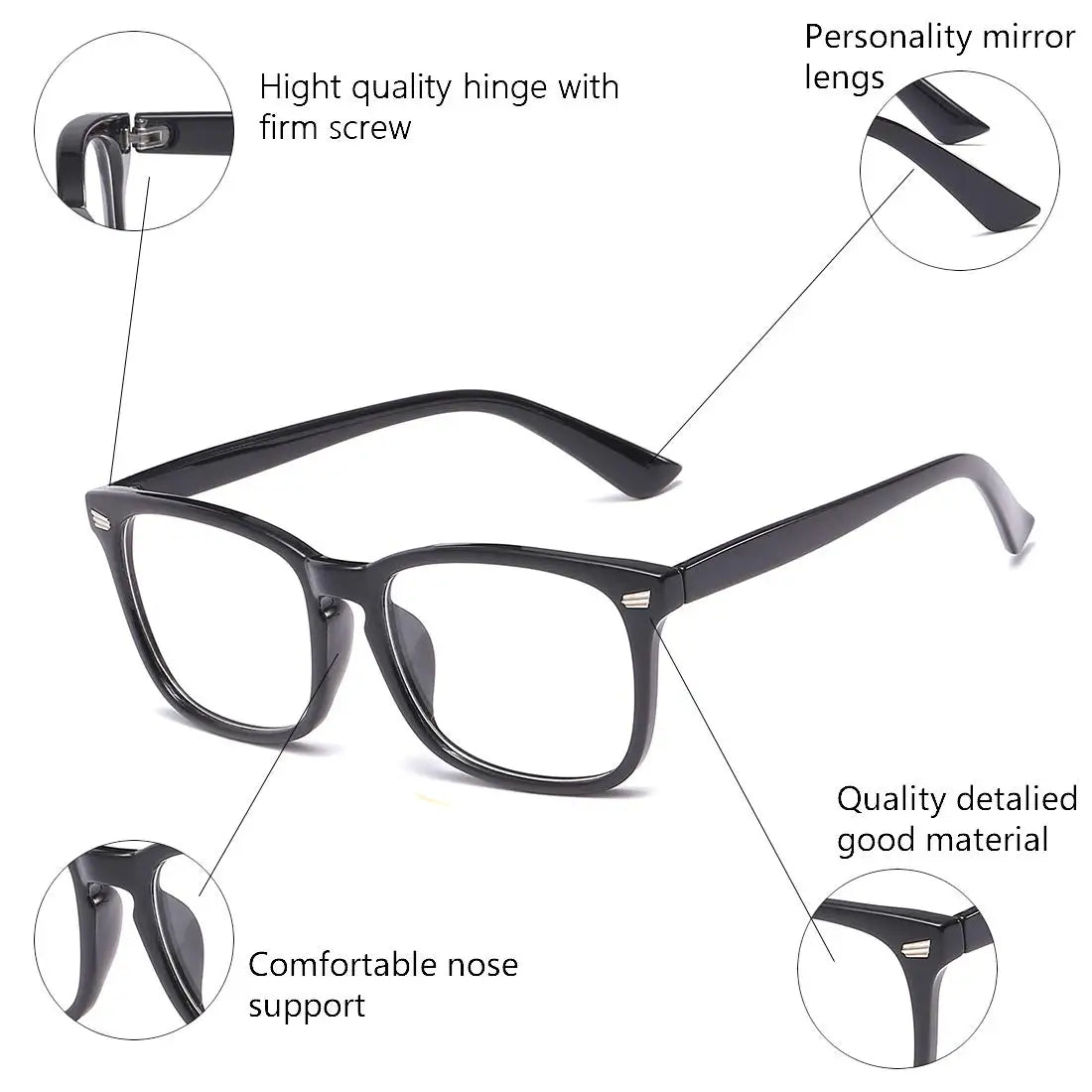 Blue Light Nerd Glasses – Gaming & Computer