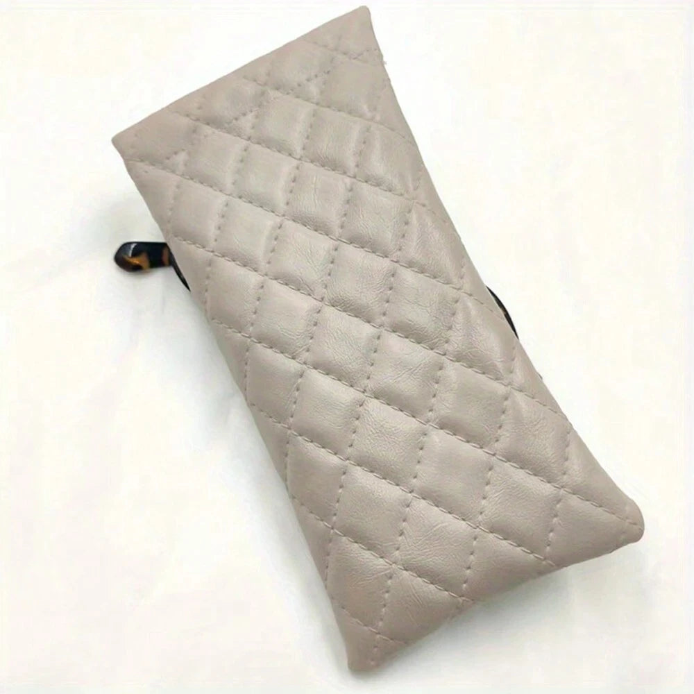 Portable PU Leather Sunglasses Pouch