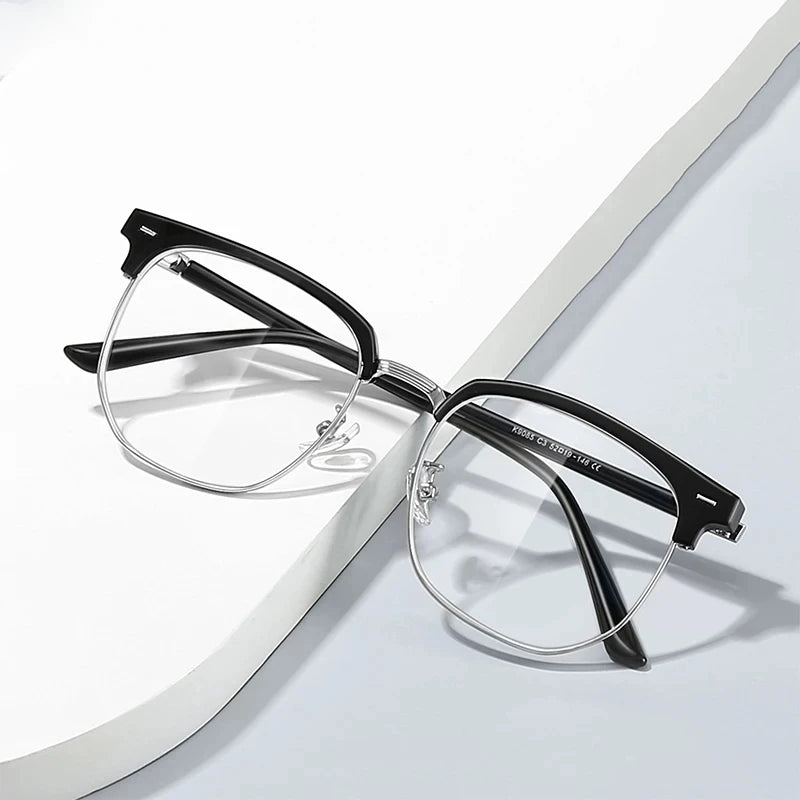 Photochromic Blue Light Semi-Rimless Glasses