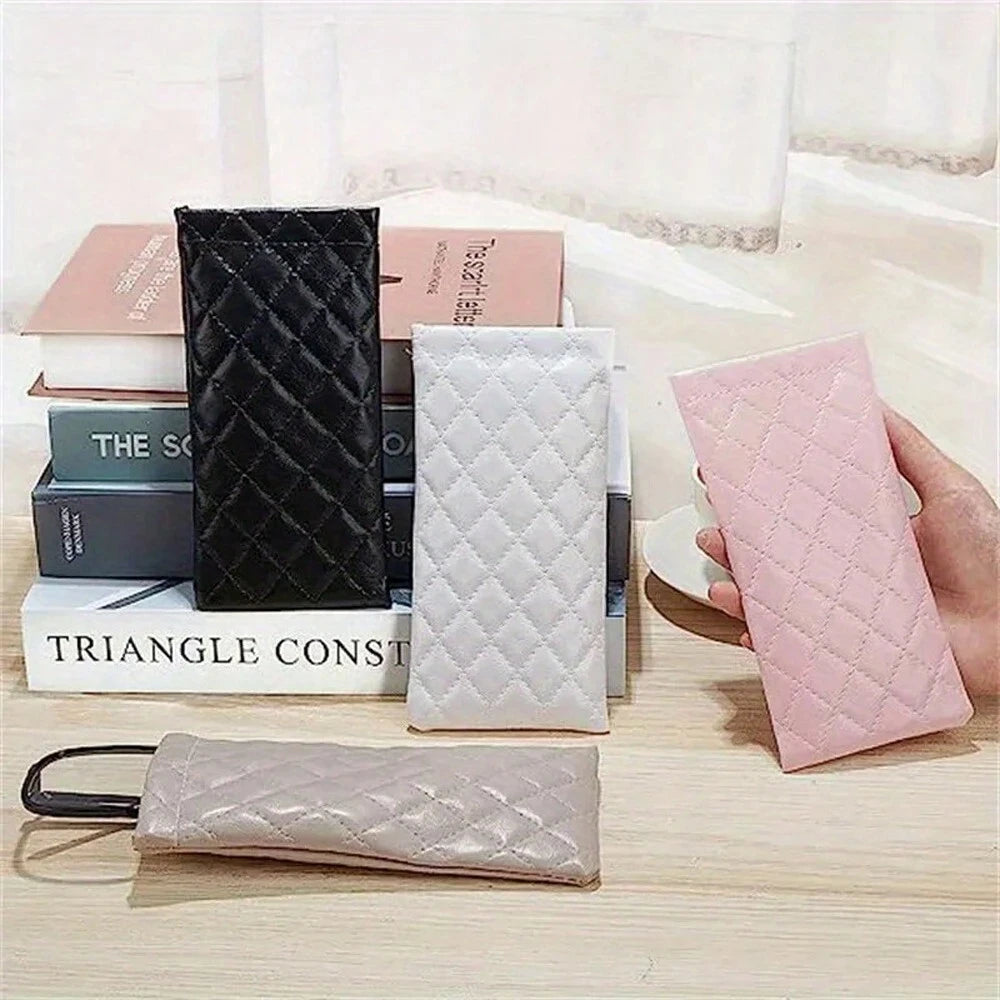 Portable PU Leather Sunglasses Pouch