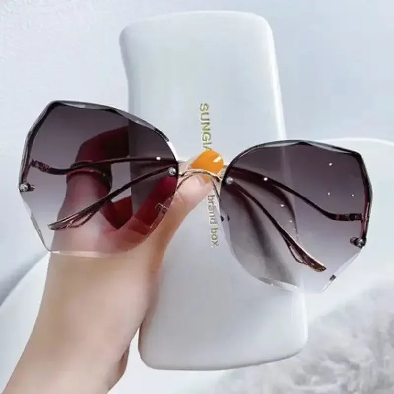 Irregular Round Fashion Sunglasses
