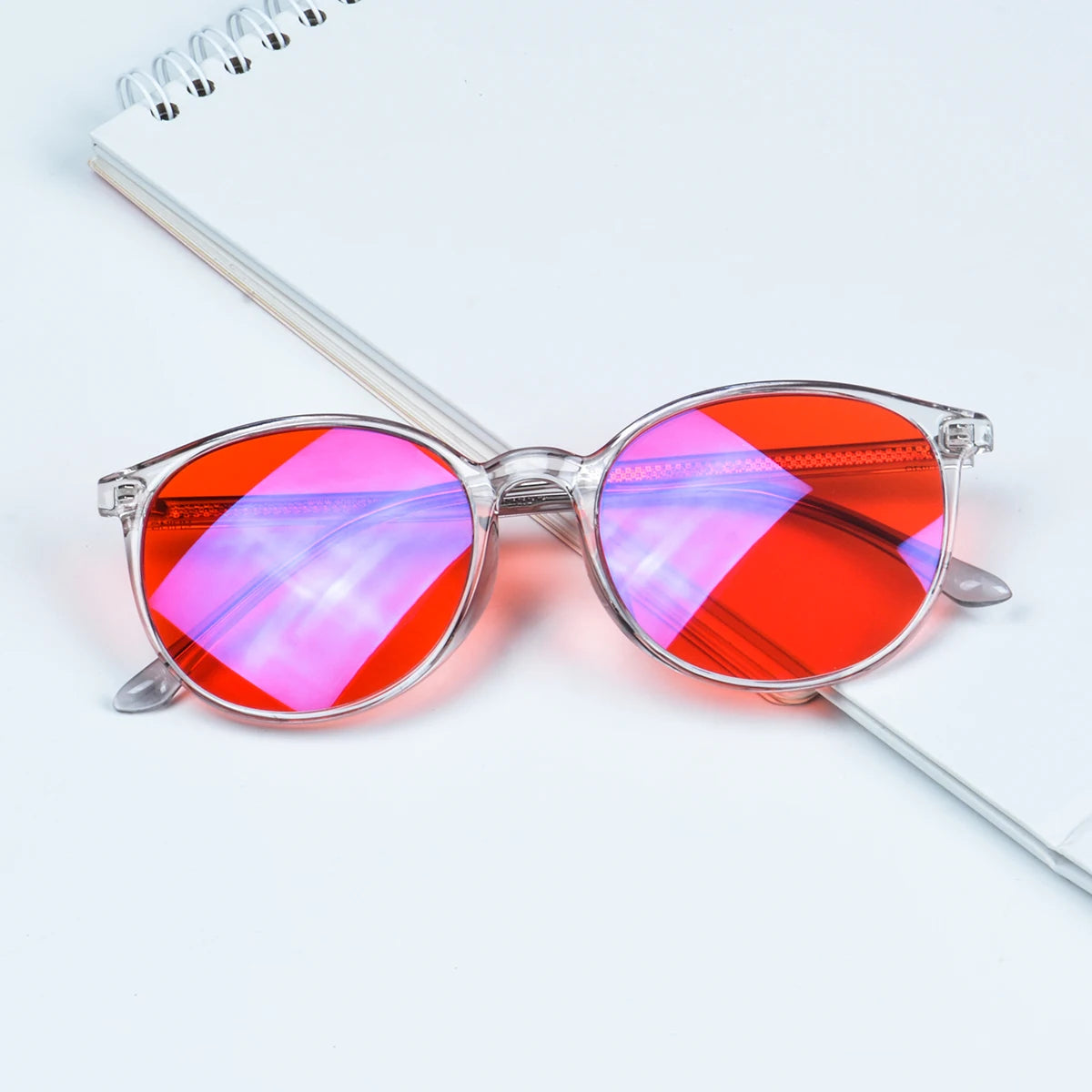 Red Blue Light Blocking Glasses – TR90 Orange Lenses