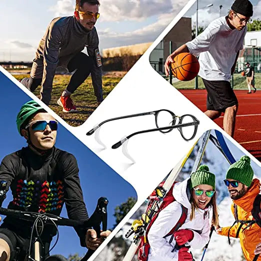 20pcs Anti-Slip Silicone Ear Grip Glasses Holder