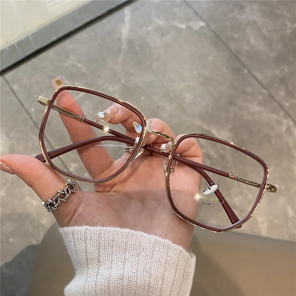 Transparent Blue Light Blocking Glasses – Polygon Frame