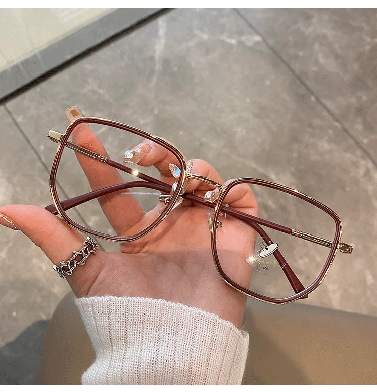 Transparent Blue Light Blocking Glasses – Polygon Frame